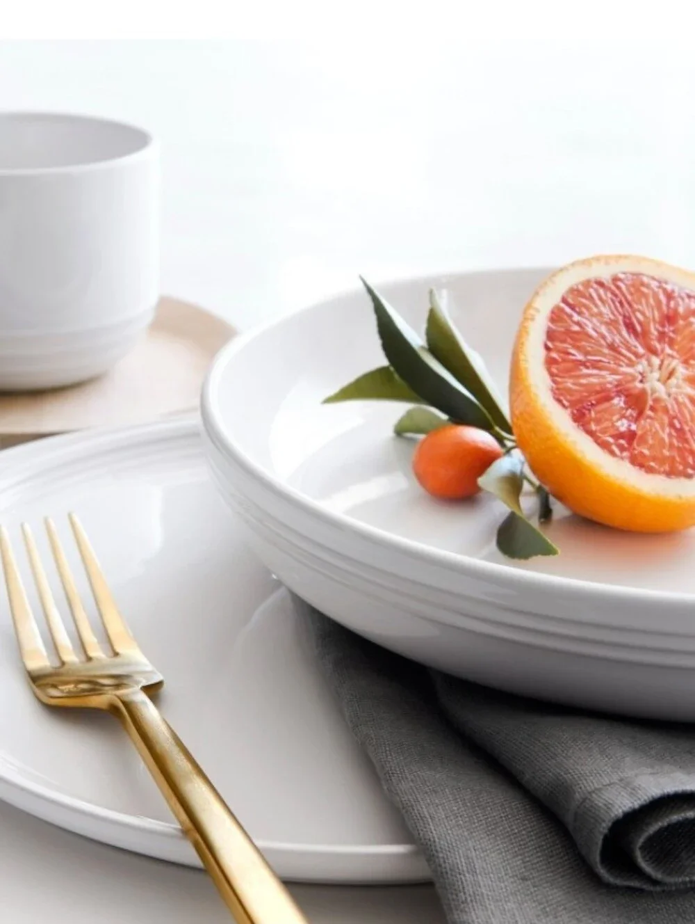 Le Creuset Coupe Pasta Bowl- White